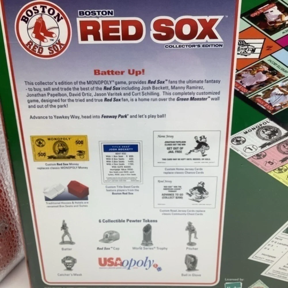 Monopoly Boston‎ Red Sox 2008 Collectors Edition Brand New Sealed.